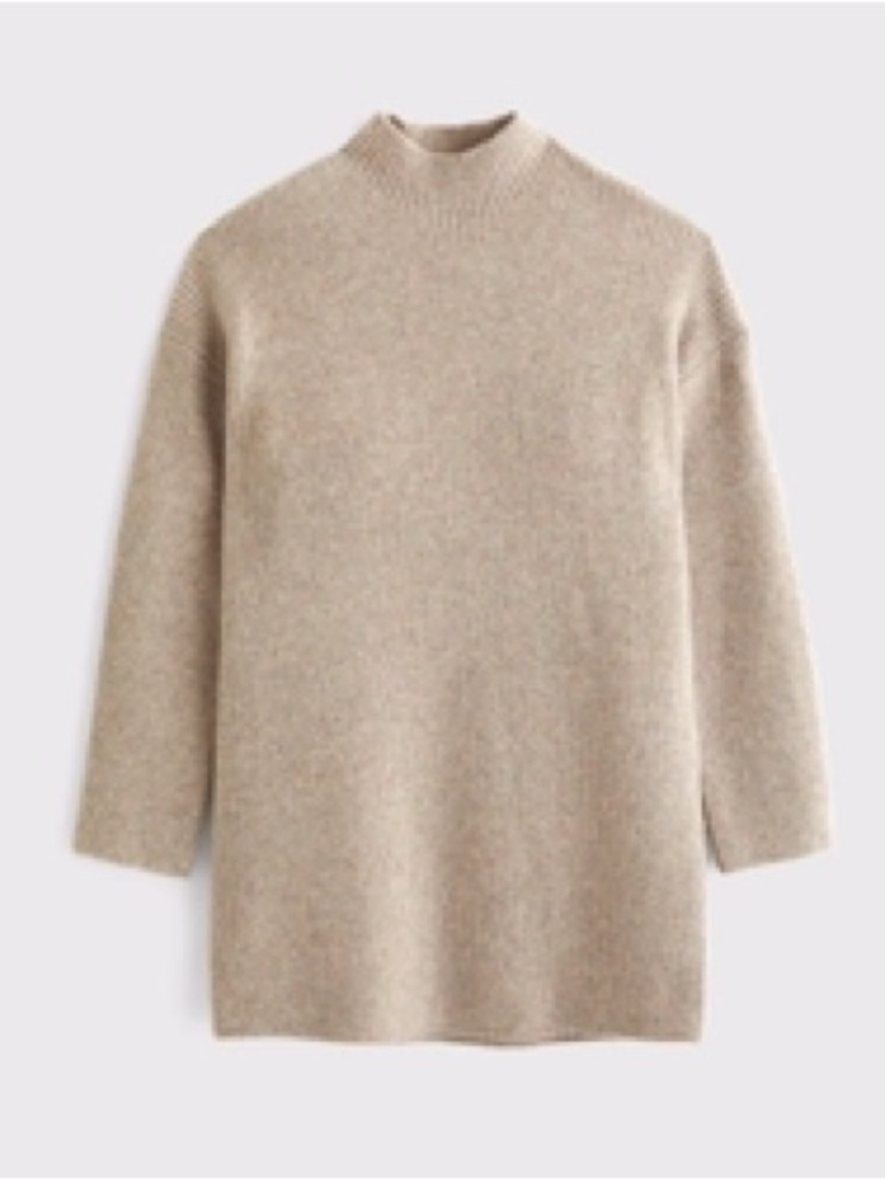 Abercrombie & Fitch Women's Taupe Mock Neck Sweater